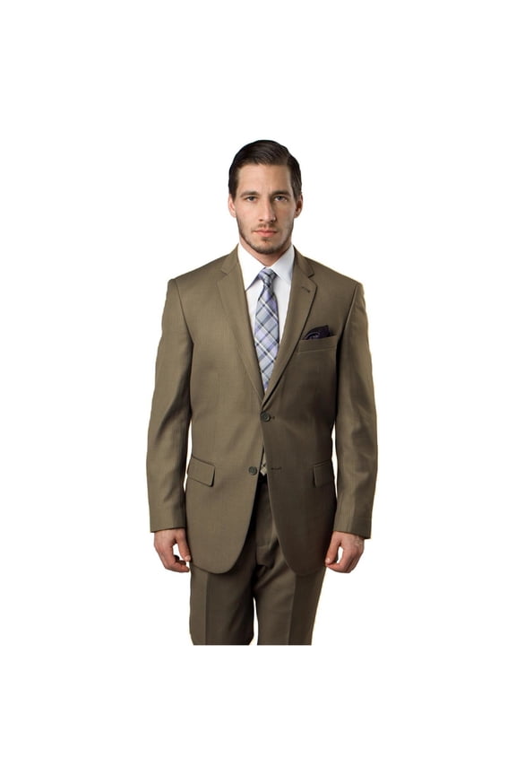Modern Fit 2-Piece Mens Suit Jacket and Pant Set
