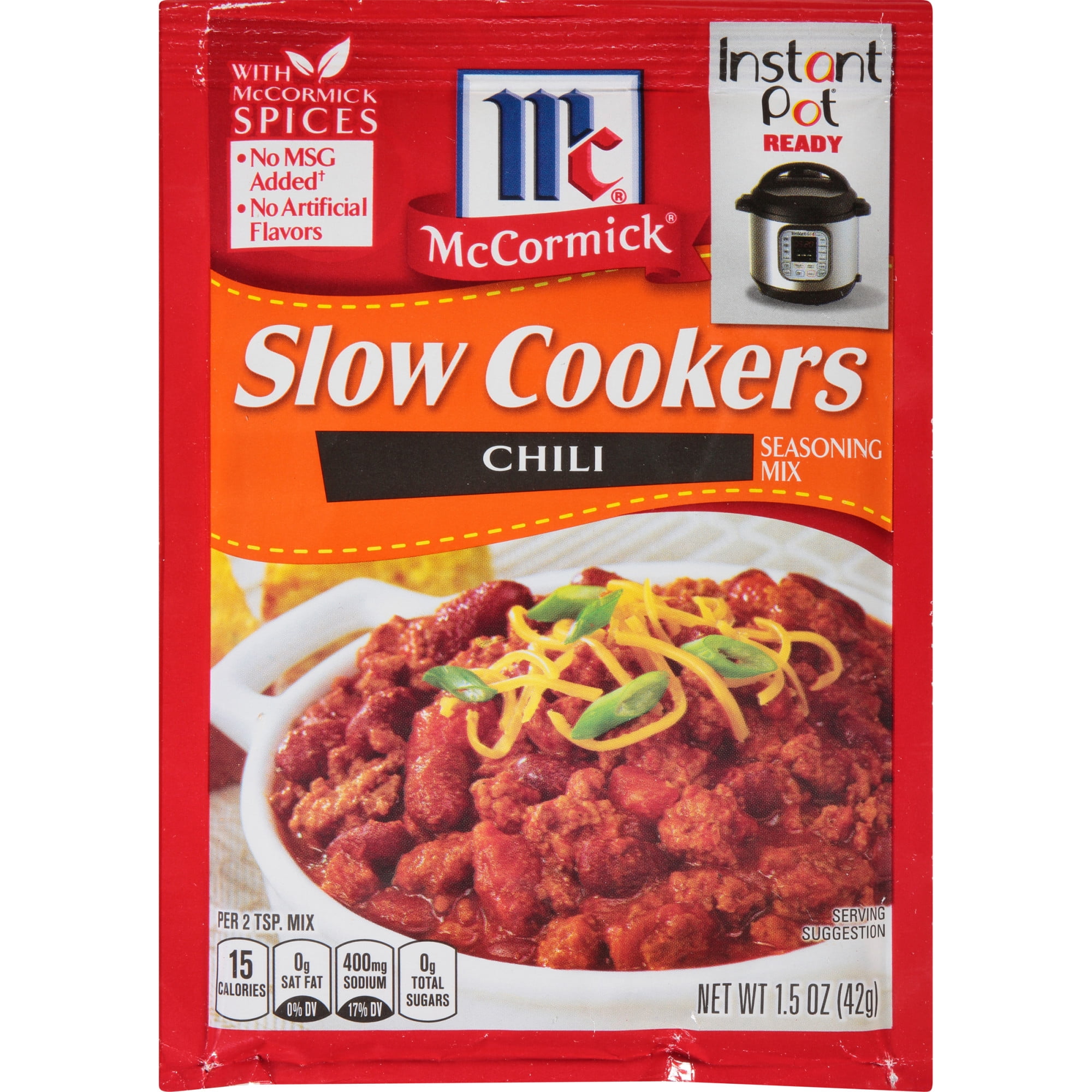 McCormick Slow Cookers Chili Seasoning Mix, 1.5 oz