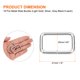 thumbnail image 2 of Uxcell 18Pcs Hebillas Rectangulares de Metal, Anillos de Cinta Cuadrada de 4/5" x 1 2/7" para Camping, Perros, Equipaje, Multicolor, 2 of 6
