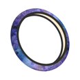 thumbnail image 3 of YFYANG Universal Elastic Purple Abstract Watercolor Texture Car Steering Wheel Cover, Non-Slip Sweat Absorbent, 3 of 8