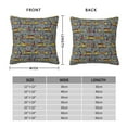 thumbnail image 2 of Pofeuu Modern Excavator Print Double-sided plush pillowcase Square Throw Pillow Covers Pillows Cover for Living Room Bedroom Sofa Couch Cushion Cover（No pillow core）-22"x22", 2 of 7