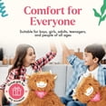 thumbnail image 5 of Lilly's Love 5lb Weighted Stuffed Animal for Anxiety Relief, Lion, Sensory Plush for Kids & Adults, 5 of 7