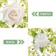 thumbnail image 5 of Houderco 4Pcs Adjustable White Wrist Corsage Bracelet with Artificial Flowers for Elegant Wedding Wear, 5 of 6