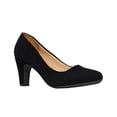 thumbnail image 1 of INCÃGNITA Zapatillas de Mujer Lisas tipo Ante Negro Tacón Ancho Formales 040DE1 negro 27 Incógnita 040DE1, 1 of 5