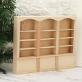 thumbnail image 2 of Mini Cabinet Miniature Bookcase, Dollhouse Bookcase, Dollhouse Decoration Decoration For Living Room Study Room Kids Gift Wood Color Bookcase, 2 of 8