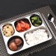 thumbnail image 2 of EeaseMX Bandeja rectangular de acero inoxidable con 5 secciones para servir alimentos., 2 of 8