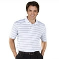 thumbnail image 1 of Monterey Club Men's Torrey Stripe Texture Golf Polo Shirt #1637, 1 of 2