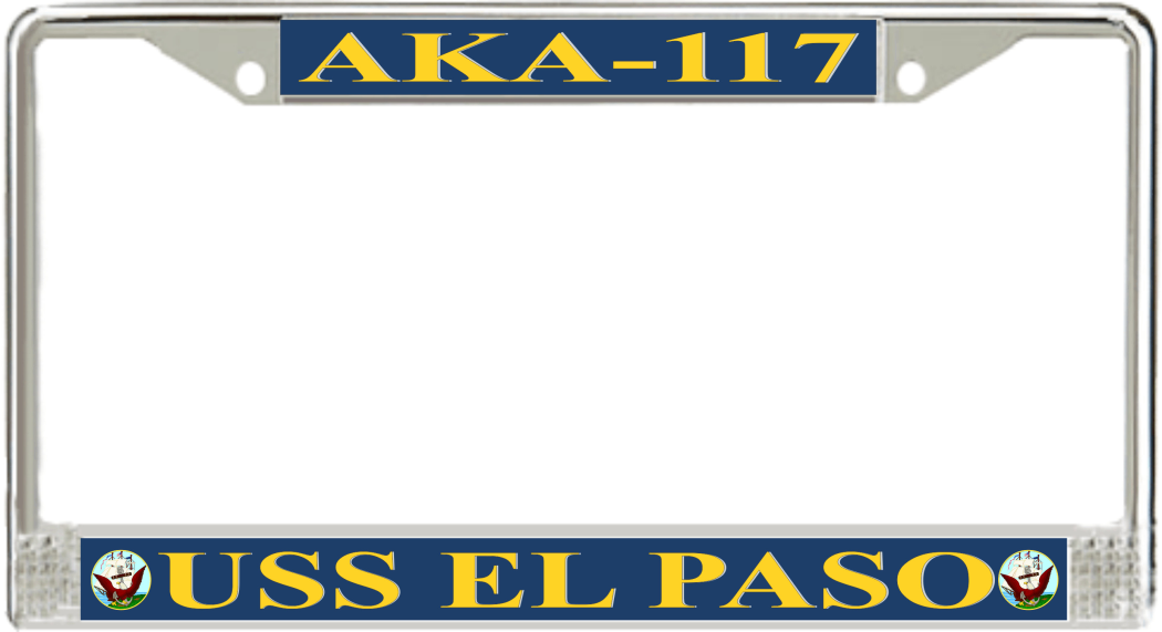 USS El Paso AKA-117 License Plate Frame