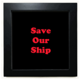 thumbnail image 1 of Original Intention Help Art Deco Fashion Black Square Frame Picture Wall Tabletop, 1 of 3