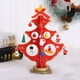 thumbnail image 4 of DIY Árbol de Navidad de Madera Árbol de Navidad Regalo Vacaciones Mini Árbol de Navidad Decoración del Hogar Plano 10 Agujeros Verde, 4 of 5