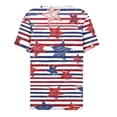 thumbnail image 3 of MAIHAN 250 Years Tshirt Women Women Patriotic T-Shirt Plus Size American Flag Shirts Summer Baggy Tops Independence Day Tops, 3 of 4