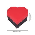 thumbnail image 5 of Bewildely DIY sorpresa caja de explosión en forma de corazón caja de regalo DIY álbum de fotos hecho a mano álbum de recortes para aniversario de boda Kits de decoración para fiestas Rojo Bewildely HA024659-02, 5 of 5