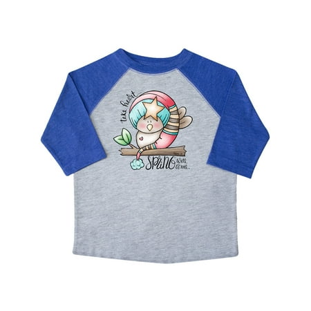 

Inktastic Take Heart Bird Gift Toddler Boy Girl T-Shirt