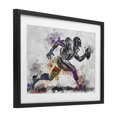 thumbnail image 2 of Stupell Industries Contemporary Endurance Football Sprint Black Framed Print Under Glass, 20 x 14, by Creative Studio, 2 of 8