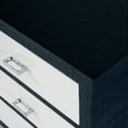 thumbnail image 2 of Butler Keros 6 Drawer Navy Raffia Double Dresser, Navy and White, 2 of 3