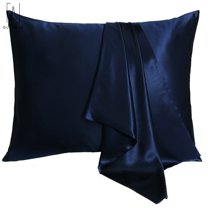 Gustave Solid Pillowcase, Queen, Blue