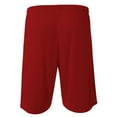 thumbnail image 2 of A4 Youth Cooling Atheltic Performance 100% Polyester Power Mesh Practice Versatile Short , CARDINAL, Large, NB5281, 2 of 2