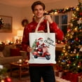 thumbnail image 3 of RKSTN Christmas Canvas Handbag Christmas Gift Bag E, 3 of 5