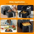 thumbnail image 4 of GWY Air Fryer Grill Plate for Ninja AF141, 8.5"×8.5", Black, 1 Pack, Dishwasher Safe, 4 of 7