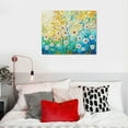 thumbnail image 5 of Nawypu  White Flower with Textured Modern Colorful Canvas Wall Art Contemporary Botanical Pictures Abstract Aesthetic Artwork for Living Room Bedroom Bathroom Decor, 5 of 5