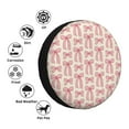 thumbnail image 4 of Sikiie pink hand drawn bows Print PVC Leather Spare Tire Wheel Cover Spare Tire Cover, for Car Truck SUV Camper Trailer Universal Fit-16 inch, 4 of 6