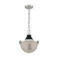 thumbnail image 2 of 60/7070-Nuvo Lighting-Faro-1 Light Large Pendant in Transitional Style-12.63 Inches Wide by 14.13 Inches High-Polished Nickel/Black Finish, 2 of 4