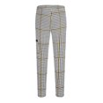 thumbnail image 5 of Yaoyar Men's Fashion Drawstring Elastic Waist Multi-Pocket Striped Casual Sports Pants(Yellow,2XL), 5 of 5