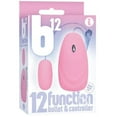 thumbnail image 2 of The 9's B12 Bullet 12 Function Bullet &amp; Remote Pink, 2 of 2