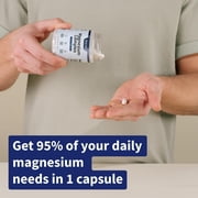 Snap Supplements Magnesium Complex Chelated Capsules - Triple Magnesium Blend for Muscle Repair & Energy Support