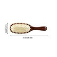thumbnail image 4 of Hair Straightener Solid Wood Meridian Massage Comb Fluffy Curly Hair Comb Air Cushion Hair Straightening Comb Curly Hair Brush, 4 of 6