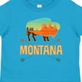 thumbnail image 4 of Inktastic Montana Gift Buffalo Silhouette Boys or Girls Toddler T-Shirt, 4 of 5