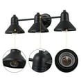 thumbnail image 3 of C Cattleya 23.5 in. 3-Light Powder-coated Black Vanity Light Fixture, 3 of 7