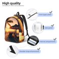 thumbnail image 4 of Yiaed Hawaiian Sunset Beach Print Backpack, Premium Laptop Backpack, Travel Backpack for Women, Lightweight Backpacks, Comfortable Back Pack-Medium, 4 of 5