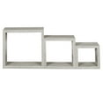 thumbnail image 4 of Niche Soho 3 Piece Wall Shelf Set- Weathered Grey, 4 of 7