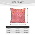 thumbnail image 4 of Bingfone Chocolate with Flowing Cream Linen Throw Pillow Covers Cushion Case Pocket Button Vintage Farmhouse Pillowcase for Sofa Couch Bed 16"x16", 4 of 9