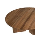 thumbnail image 6 of New Pacific Direct Petrilio KD Round Coffee Table in Hazelnut Brown, 6 of 8