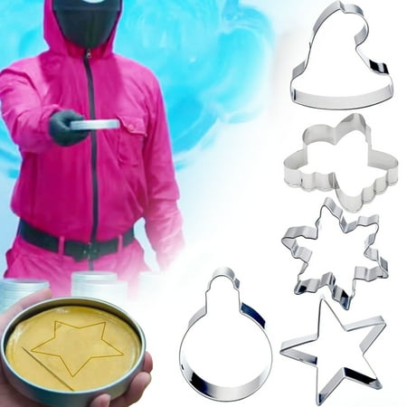 

WNG Sugar Cake Mould Decorating Mould Cake Frame Stainless Steel Cookies Mold