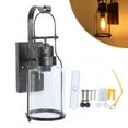 thumbnail image 5 of Industrial Rustic Lantern Glass Wall Light Fixture Loft Outdoor Wall Sconce Lamp, 5 of 9