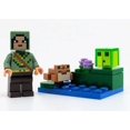thumbnail image 1 of LEGO Minecraft: Arbalest Knight Minifigure with Frog and Slime - Ages 6+, 1 of 5