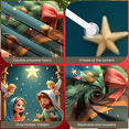 thumbnail image 6 of Decorative Design Nativity Scene Banner Nativity Display Religious Christmas Backdrop Polyester Material for Holiday Celebration Indoor Decoration Religious Events, 6 of 9
