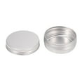 thumbnail image 4 of Pack of 120 Screw Top Round Aluminum Tins Cans - Aluminum Screw Lid Round Tin Container Bottle, 4 of 8