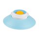 thumbnail image 5 of Juguete rompecabezas para perros, dispensador de golosinas, juguetes de enriquecimiento, bandeja de golosinas con succión Azul amarillo, 5 of 9