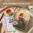thumbnail image 3 of ZUXONGSY Cardinal Daisy Sunset Print Bible Case for Women Quilted Bible Cover Portable ChuZU Bag with Tabs & Durable Handle Christian Tote Bag for Daily Use, ChuZU, 3 of 7