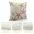thumbnail image 4 of COMIO  Tan Brown Starfish Pillow Covers Coastal Beachy Nautical Couch Pillow Cases Vintage Farmhouse Rustic Throw Pillows Home Decor for Living Room Bedroom Bed Cushion Outdoor, 4 of 5