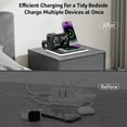 thumbnail image 5 of Acer 7 in 1 Wireless Charging Station: Compatible with Apple Multiple Devices - iPhone Apple Watch and AirPods, Charger Stand with Led Night Light, 5 of 10