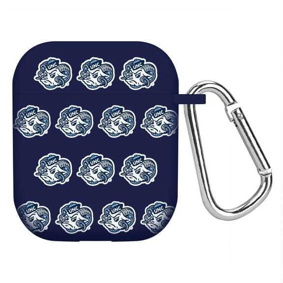 North Carolina Tar Heels HD Case Cover Compatible with Apple AirPods Gen 1 & 2 (Repeating) by Affinity Bands