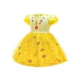 thumbnail image 2 of QEFJNO 1-6T Toddler Kids Girls Princess Dress Up Clothes Baby Girls Formal Birthday Halloween Christmas Tulle Dresses, 2 of 12