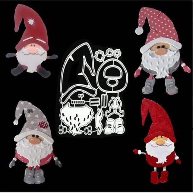 Troquel de Corte Metálico Annchaos Papá Noel 10x8 cm