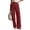 Wine——Fall Savings, variant on Oiangi Womens Dress Pants High Waisted Button Pleated Work Pant Fall Casual Business Straight Leg Trousers with Pockets Black M
