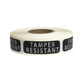 thumbnail image 3 of Black Tamper Resistant Labels | 0.5"x 1.5" Inch Rectangle | 500 Pack, 3 of 3